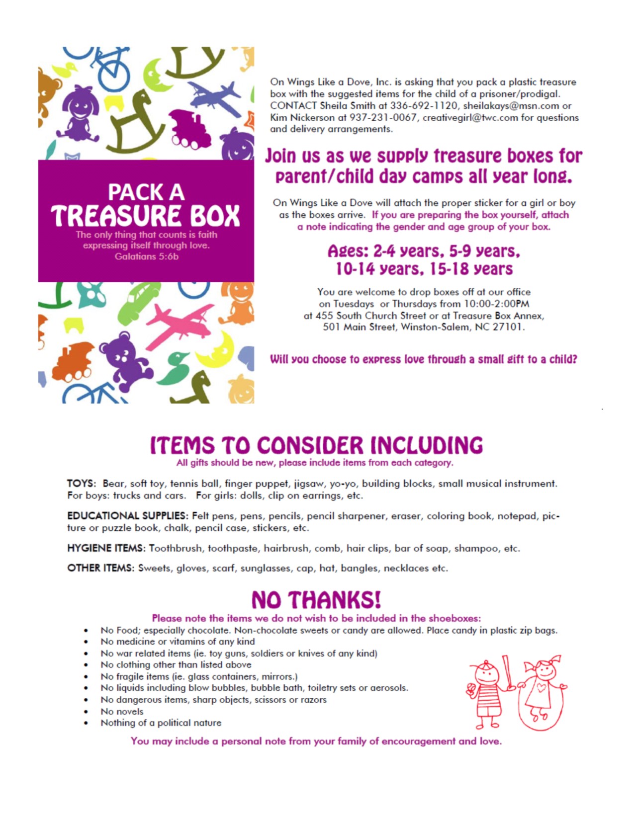 Pack A Treasure box - On Wings Like A Dove