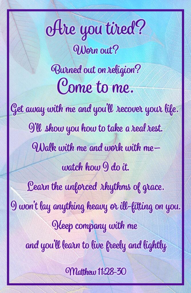 Come to Me and Rest